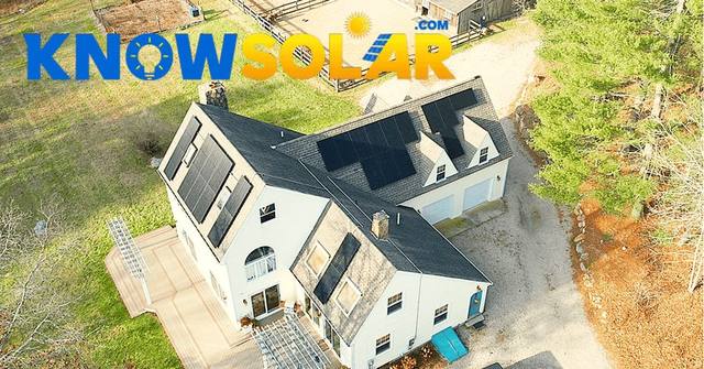 Solar installation in Foster, RI