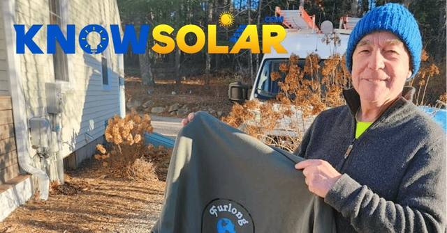 Solar installation in Foster, RI