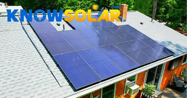 Solar installation in Narragansett, RI